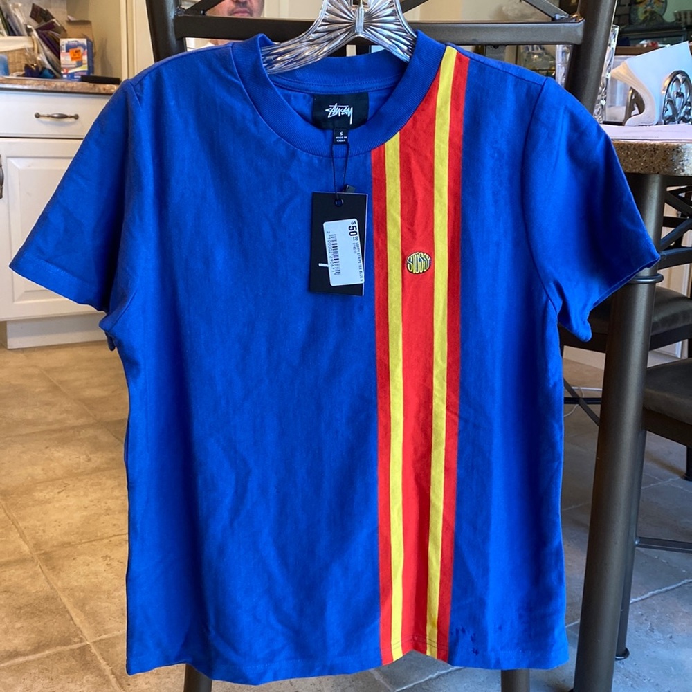 Stussy Lefty Stripe Tee NWT